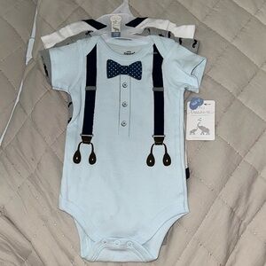 3 piece tee shirt onesies set